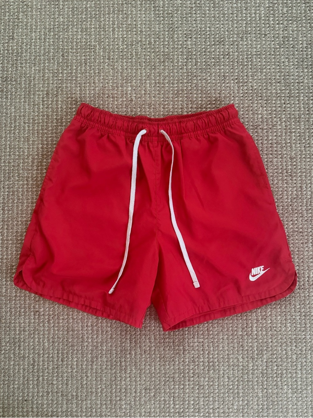 Nike Men’s Flow Shorts - Red - Medium